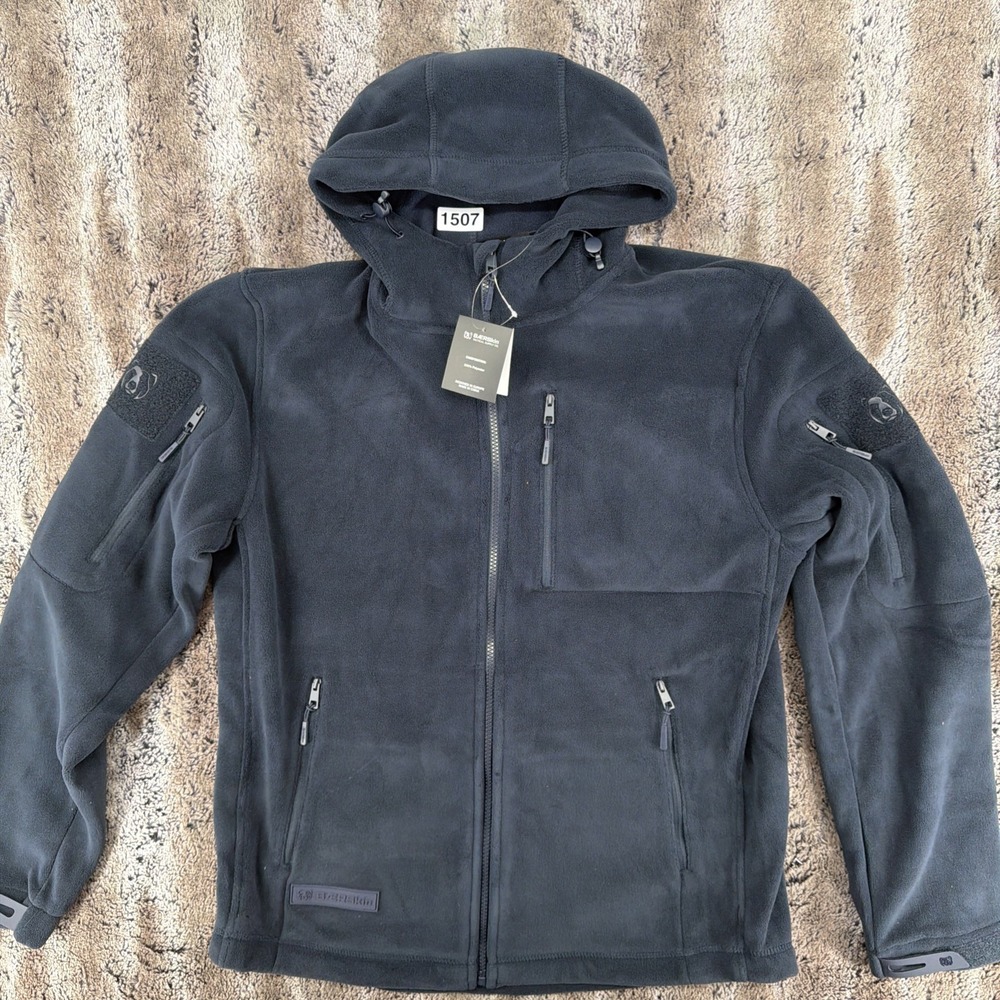 NWT Baerskin Tactical Hoodie 4.0 Men's M Navy Blue Full Zip Hoodie Sweatshirt